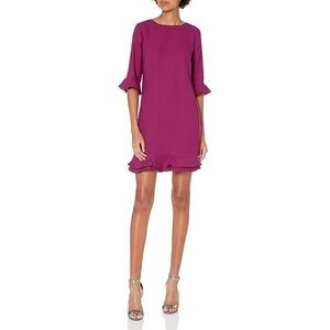 Cece Ruffle Sleeve Dress